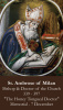 St. Ambrose Prayer Card-PATRON OF STUDENTS